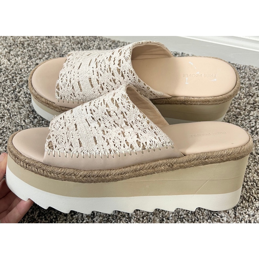 Free People Santorini platform sandals women's size 9.5