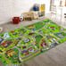 ,Boys Girls Toddler Car Area Rug, Kids Car Rug Play Mat