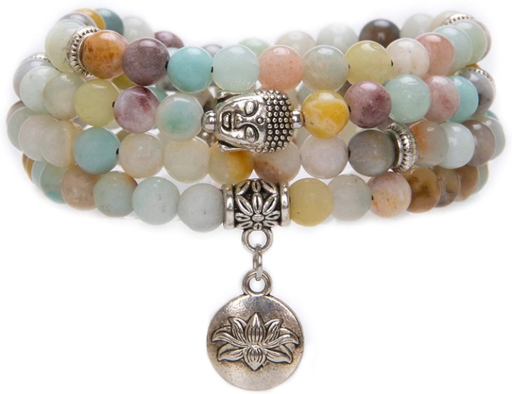 Bivei 108 Mala Beads Bracelet Necklace