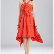 Josie Natori Summer Texture Eyelet Dress Size 4