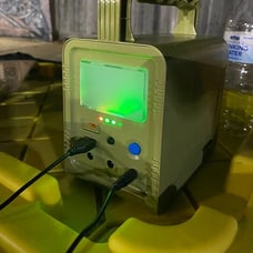 84Wh Portable Power Station, Solar Generator with 18W Solar Panel, Flashlights