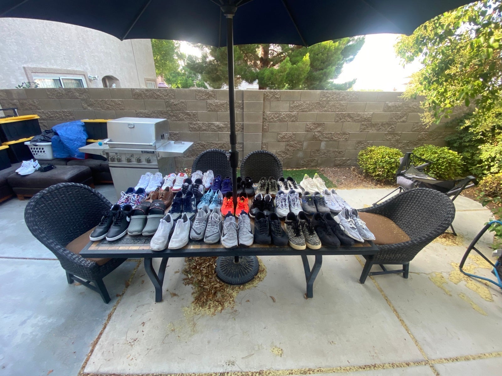 Huge bundle of athletic shoes. Not firm on price will negotiate.