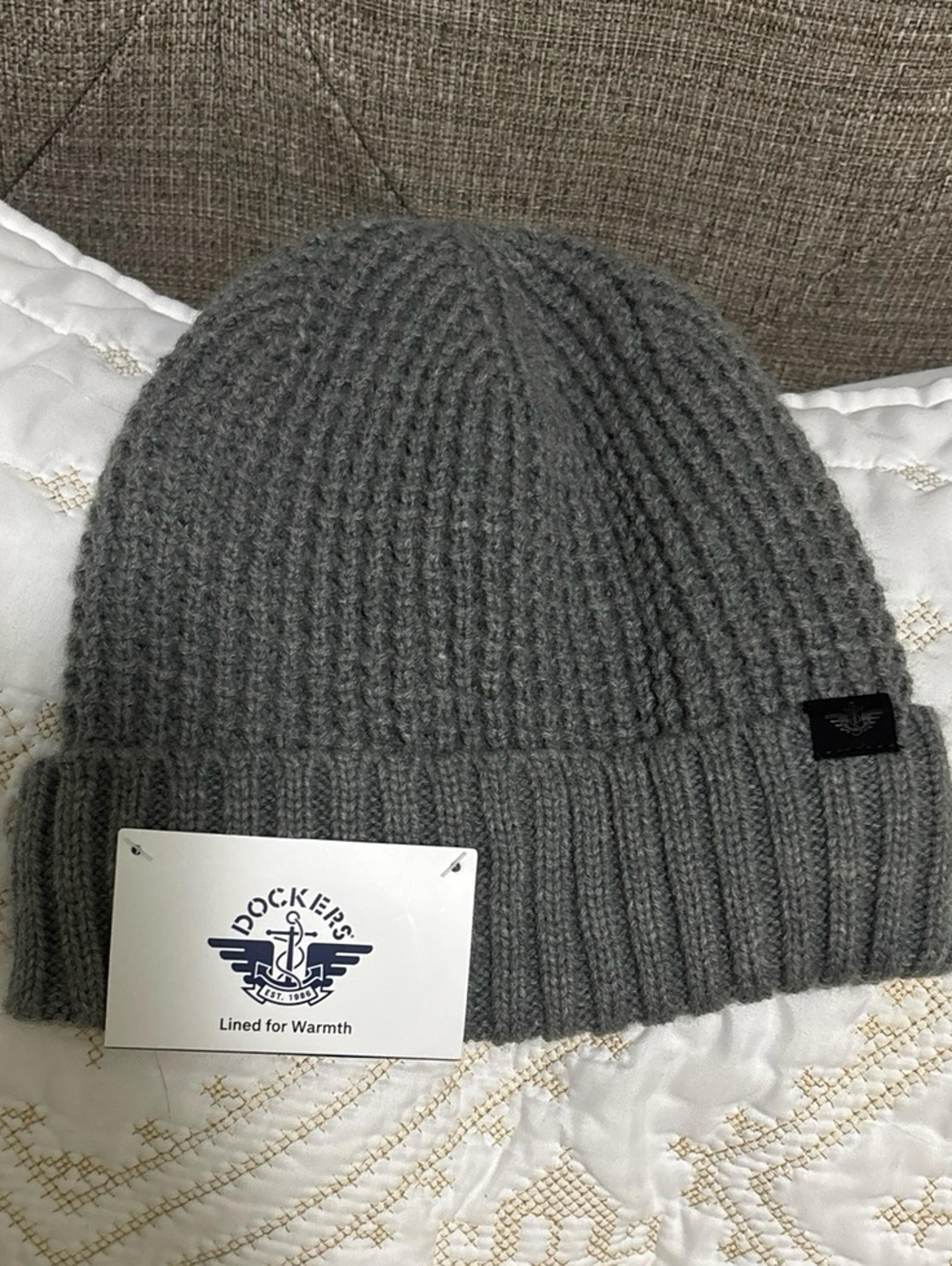 Dockers Grey Beanie Hat