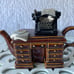 Royal Albert Old Country Roses Paul Cardew Miniature Teapot – Typewriter Desk