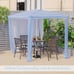 Foldable 6.6' x 6.6' Beach Cabana Easy-Setup Beach Canopy W/ Carry Bag Navy