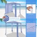 Foldable 6.6' x 6.6' Beach Cabana Easy-Setup Beach Canopy W/ Carry Bag Navy
