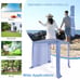 Foldable 6.6' x 6.6' Beach Cabana Easy-Setup Beach Canopy W/ Carry Bag Navy