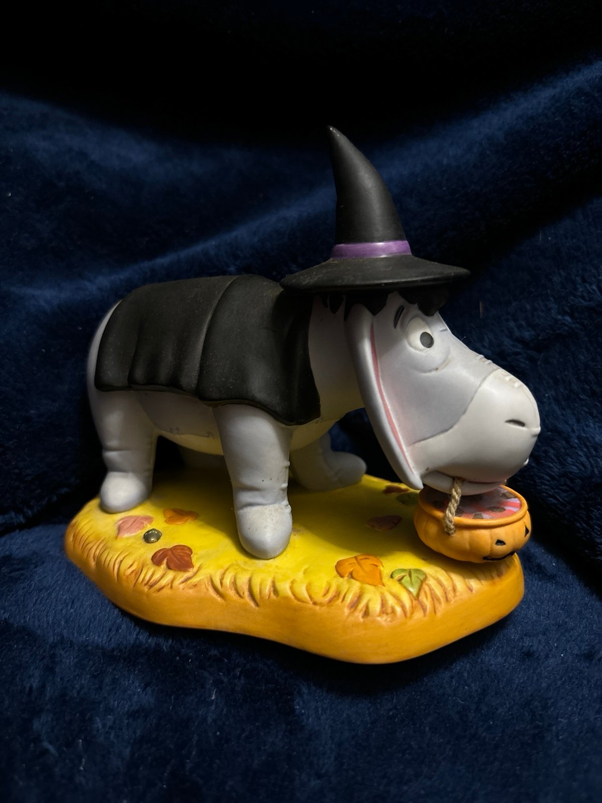 Disneys Eeyore dressed as a witch Halloween figure