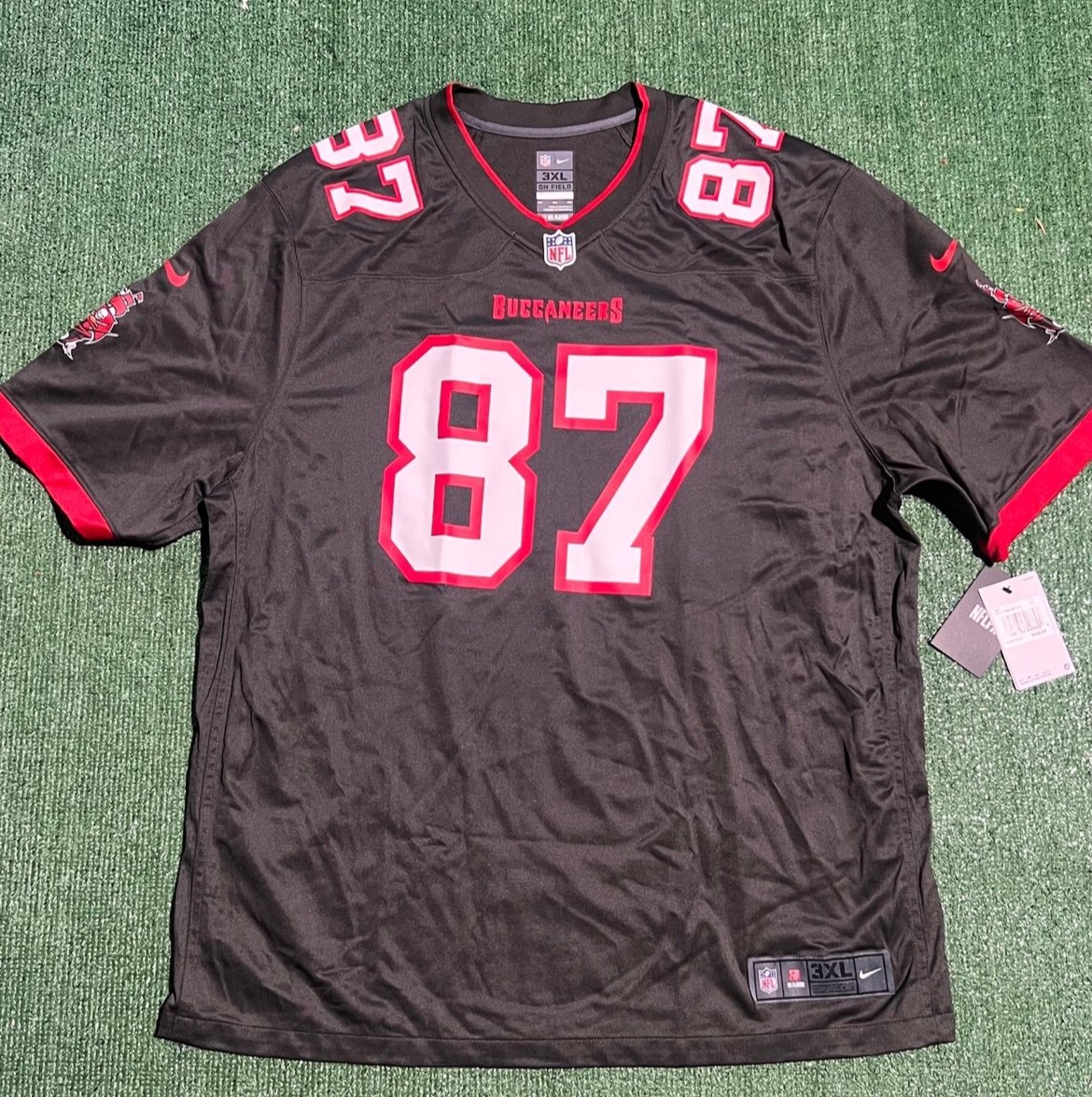 Nike Tampa Bay Buccaneers Rob Gronkowski Jersey Men's Size 3XL Pewter Brand New