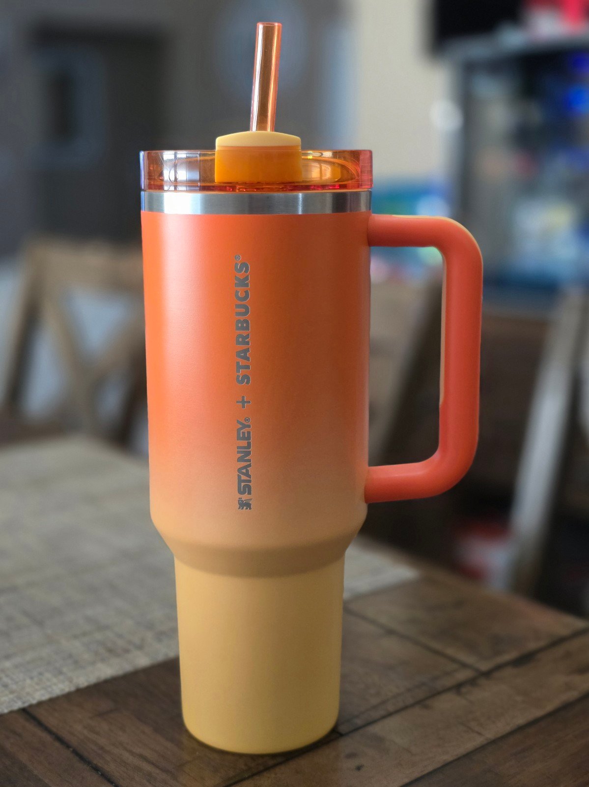 Stanley X Starbucks Tangerine Ombre Philippines, NWT! RARE!