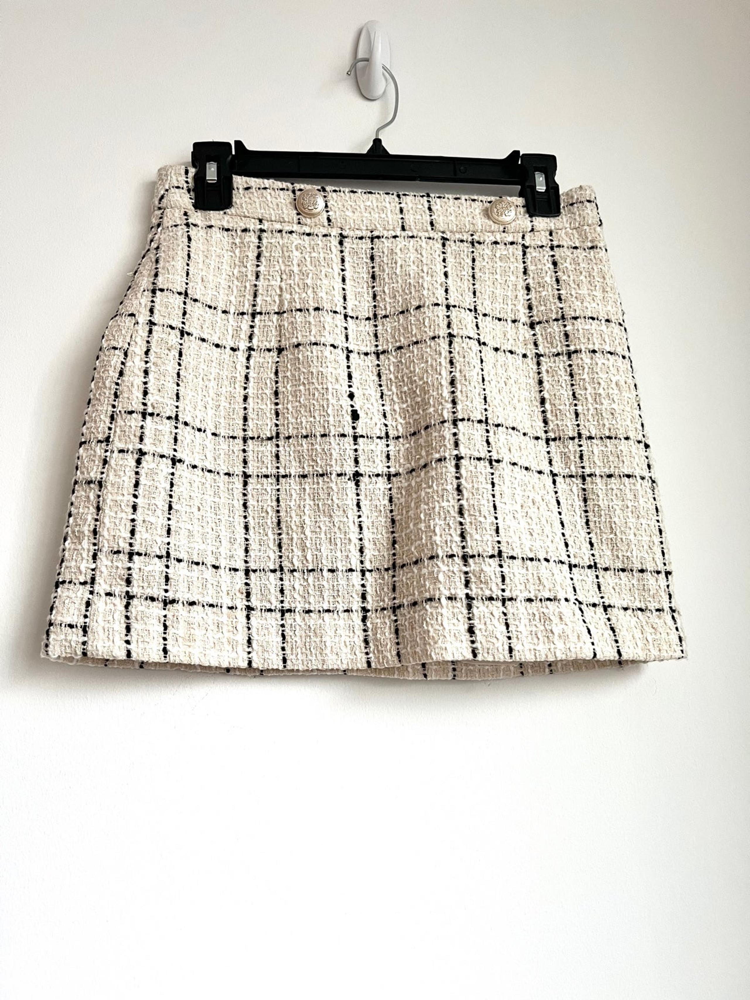 New miss selfridge tweed Parisian mini skirt