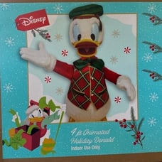 Disney 4ft Animatronic Donald Duck Christmas Home Depot Exclusive