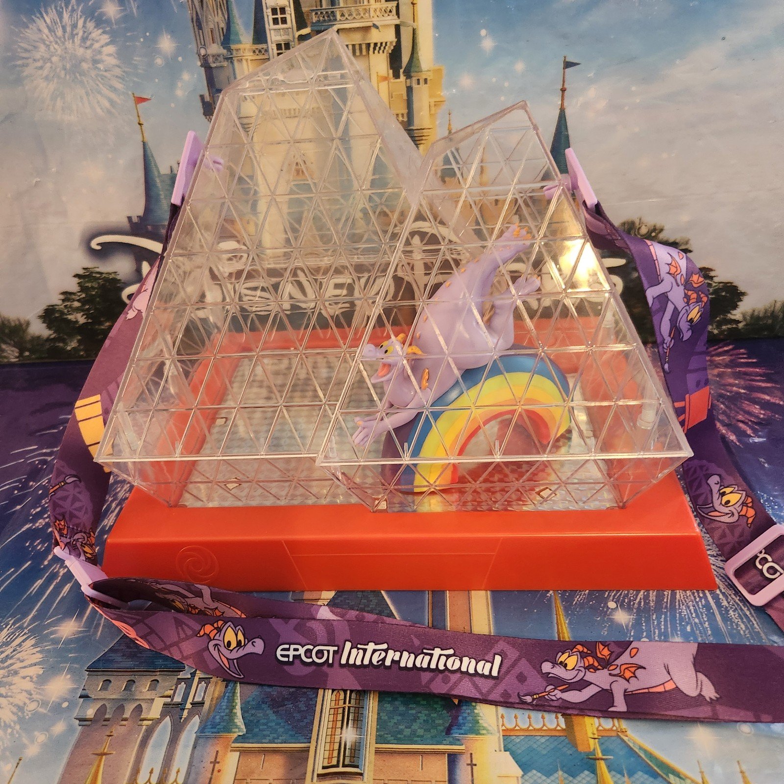 Disney Epcot International Festival of The Arts 2024 Figment Popcorn Bucket