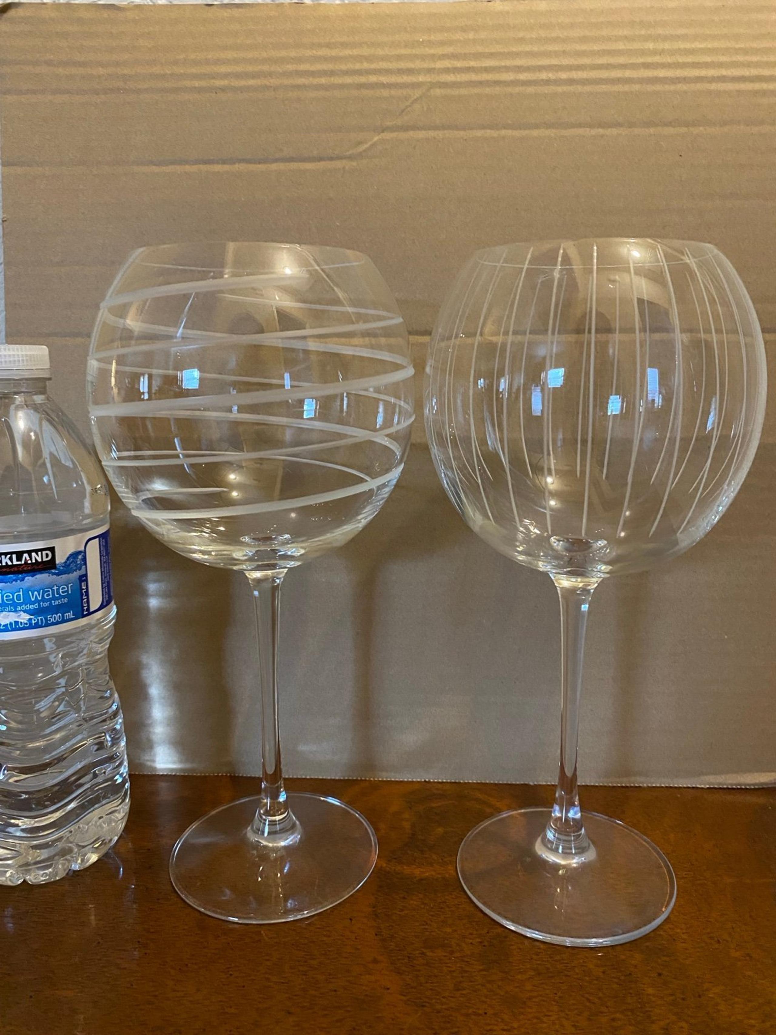 Mikasa crystal glasses (set of2)