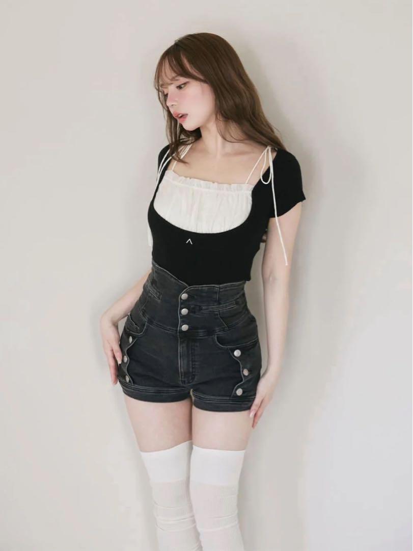 小物 andmary Ribbon denim allinone - M ANDMARY ♥ Ribbon denim all-in-one・M size