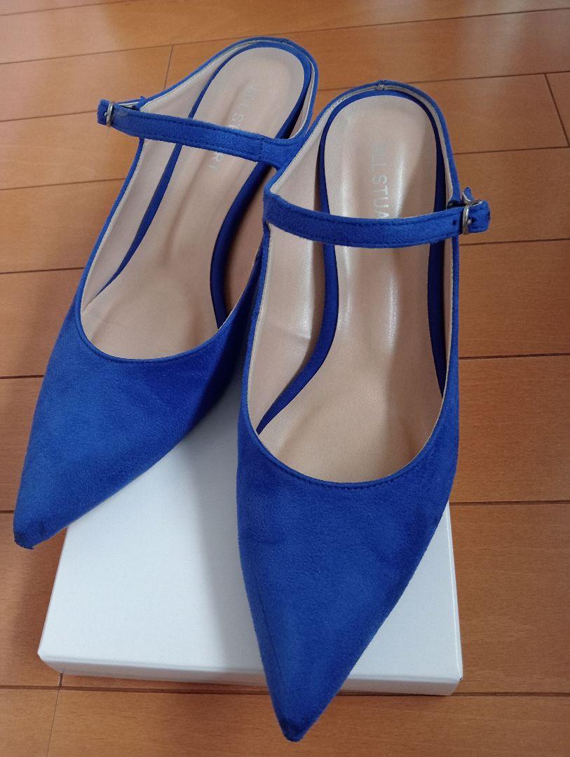 [JILLSTUART]★SLIM TOE MULES JILL STUART Pointed Toe Mules, Purple, 24cm