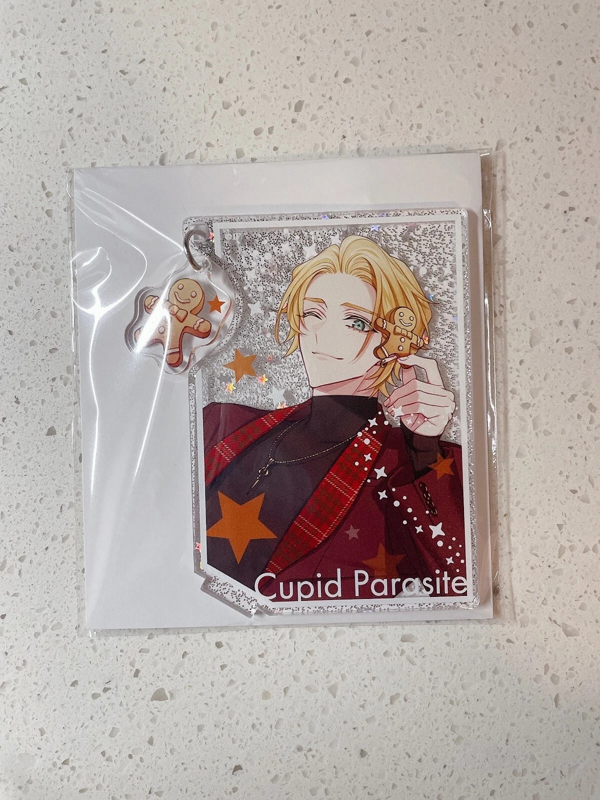 Cupid Parasite Raul Aconite Holiday Charm Glitter Acrylic Stand