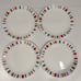 Corelle Vitrelle Memphis Color Block Set Of 4 Dinner Plates 10.25”