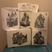 Dept 56 North Pole Series Lot of 5 Retired Lighted Houses & 4 Figurine & 3 Trees