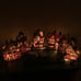 Dept 56 North Pole Series Lot of 5 Retired Lighted Houses & 4 Figurine & 3 Trees