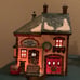Dept 56 North Pole Series Lot of 5 Retired Lighted Houses & 4 Figurine & 3 Trees