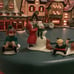 Dept 56 North Pole Series Lot of 5 Retired Lighted Houses & 4 Figurine & 3 Trees