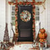 20inch Thanksgiving Fall Wreath, Eucalyptus Berries Pumpkins Lamb Ears Leaves