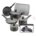 Farberware Dishwasher Safe Aluminum Nonstick Cookware Set, 15-Piece