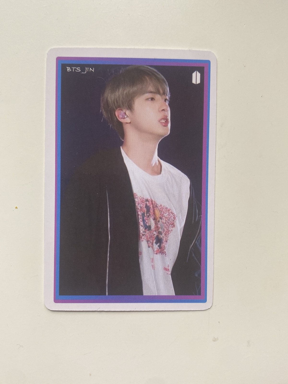Jin Love Yourself Tour Photo Card PC
