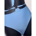 NEW WITH TAGS Lulus Sexy WOMEN Sun Ray Babe Light Blue Wrap Halter Bikini Top si