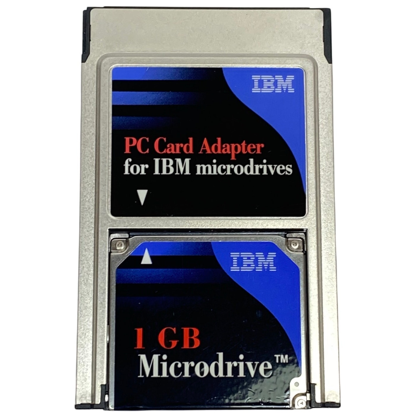 IBM 1 GB Microdrive PC Card Adapter CF+ Type II Model DSCM-11000 Case Not Tested
