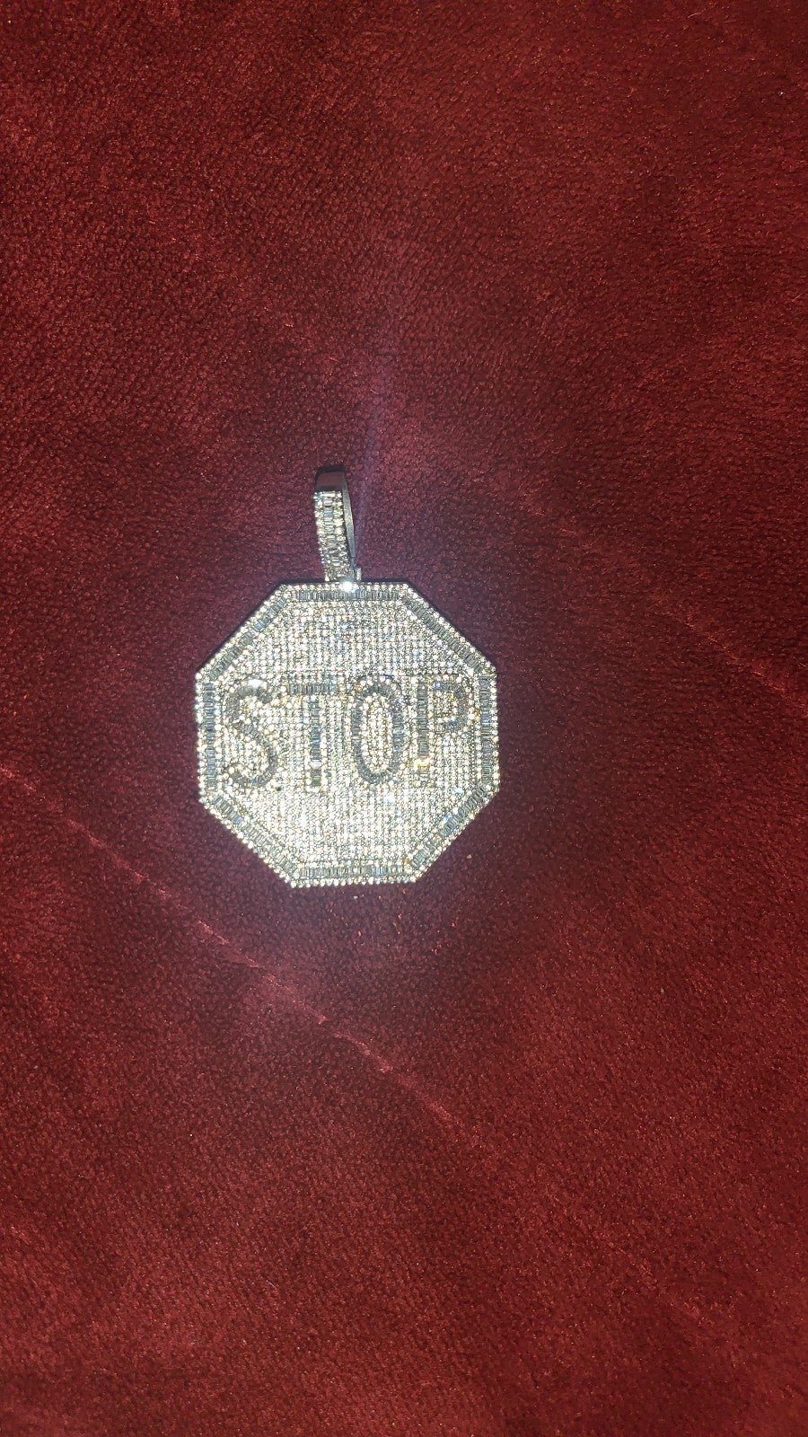 Iced out pendant