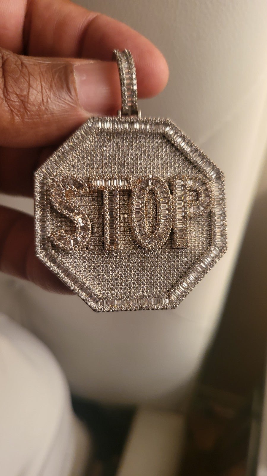 Iced out pendant