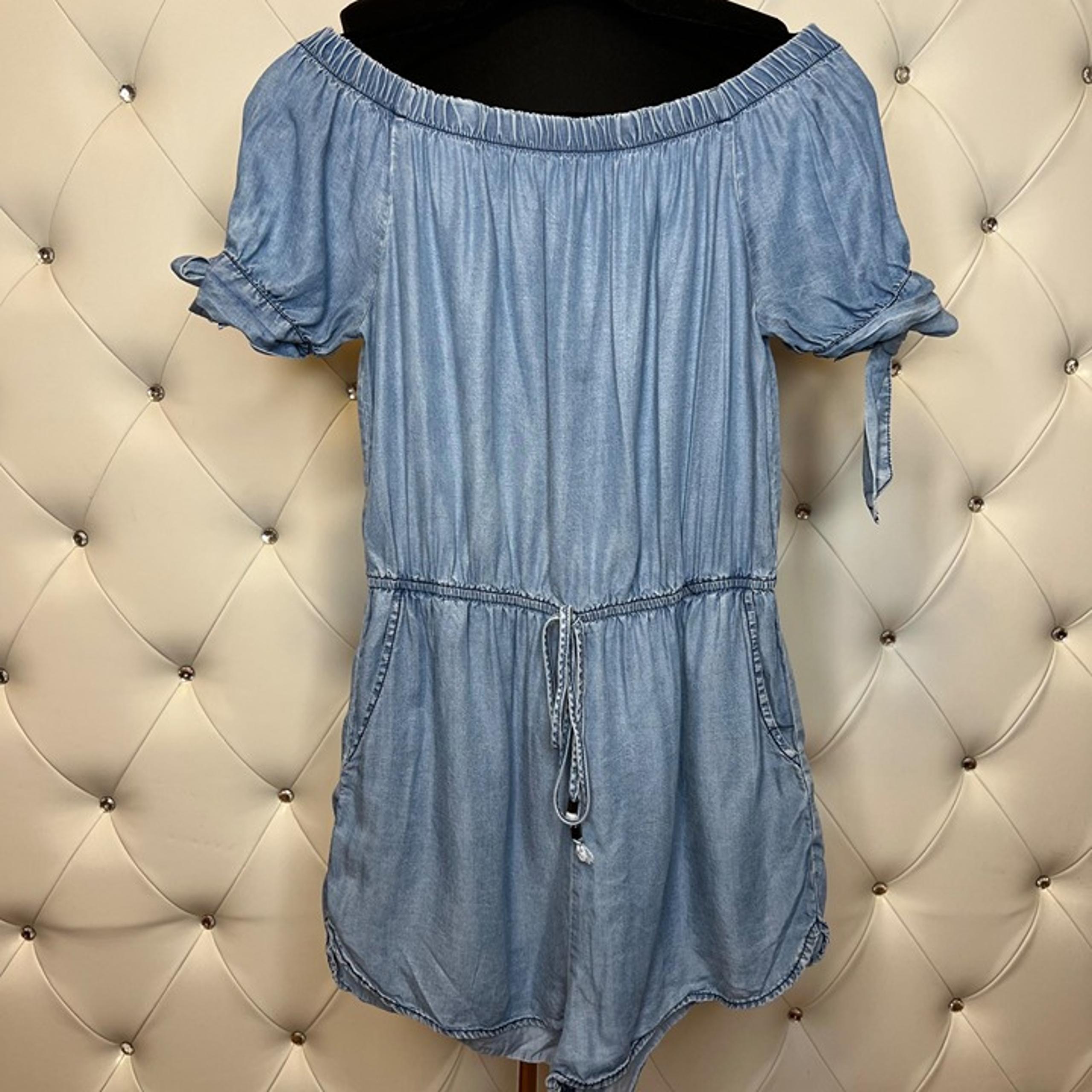 Iris Denim Blue Women's Top Size M