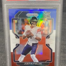 2021 prizm Justin fields red/white/blue psa mint 9
