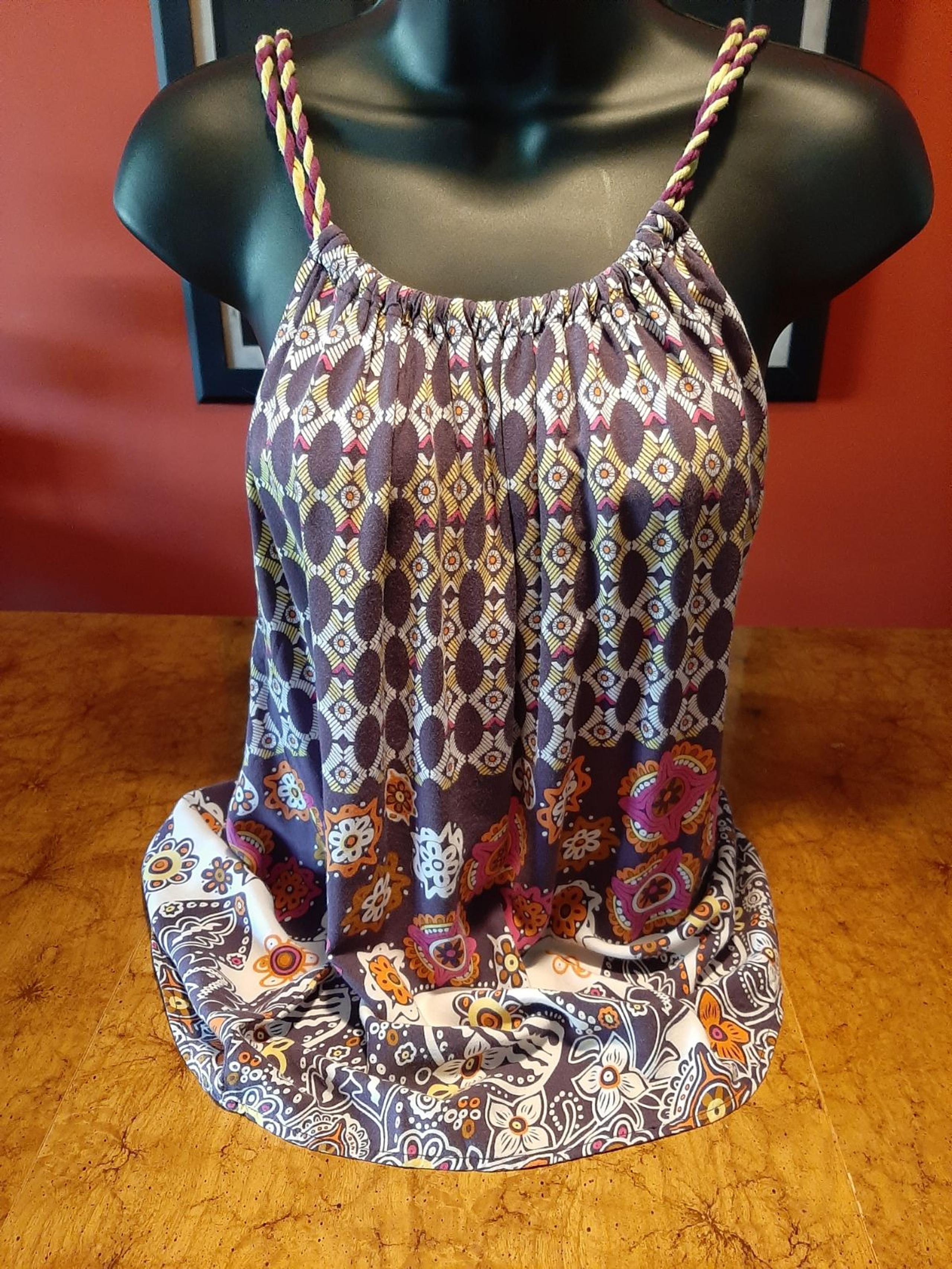 Boho All Over Print Rayon Tank M