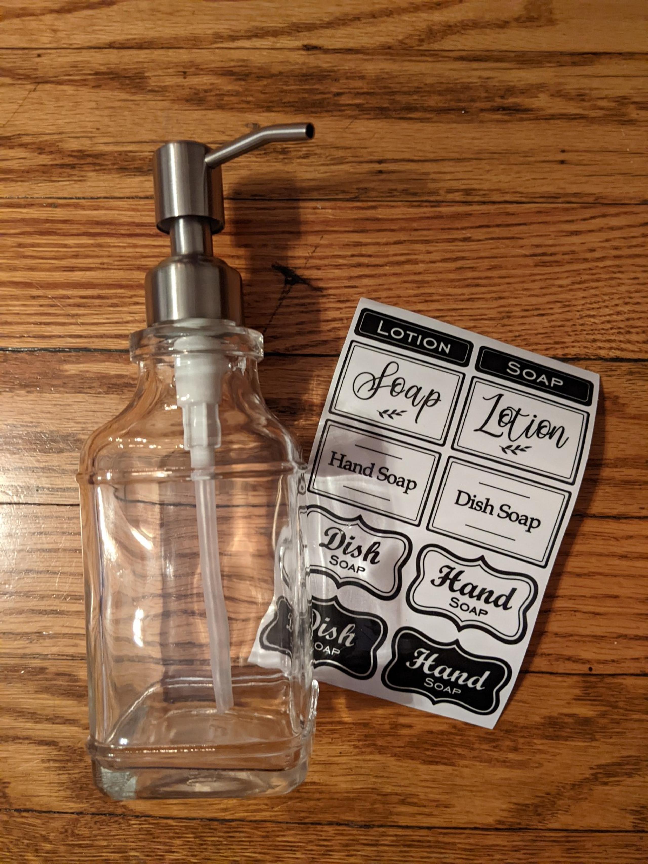 Glass Soap Dispenser