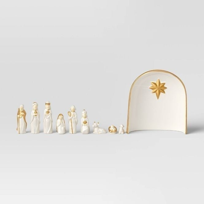 Threshold Ceramic Nativity Set Ivory - Target Christmas