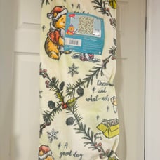 Winnie the Pooh Christmas throw blanket