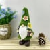 Solar Lights Dwarfs Plant Flowers Resin Garden Decorations Landscape Lights