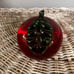 Vintage Hand Blown Candy Apple Red Art Glass Apple Paperweight By Lori Ritz 1998