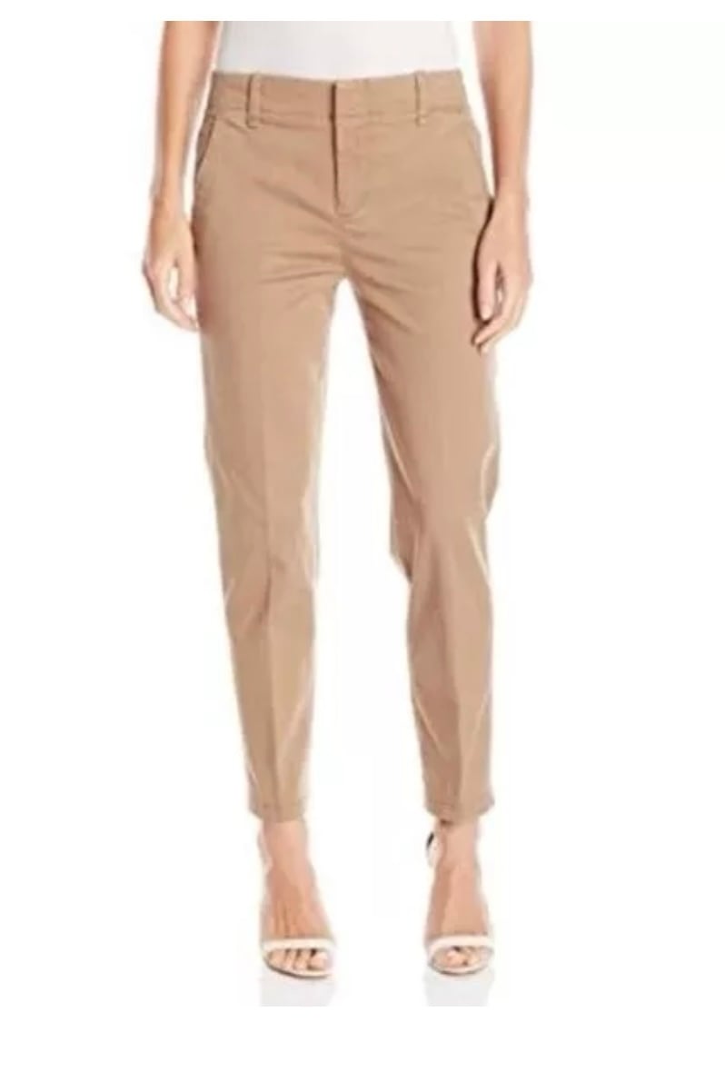Vince. Women's Cotton Beige Dress Pants With Coin Pocket Size 8