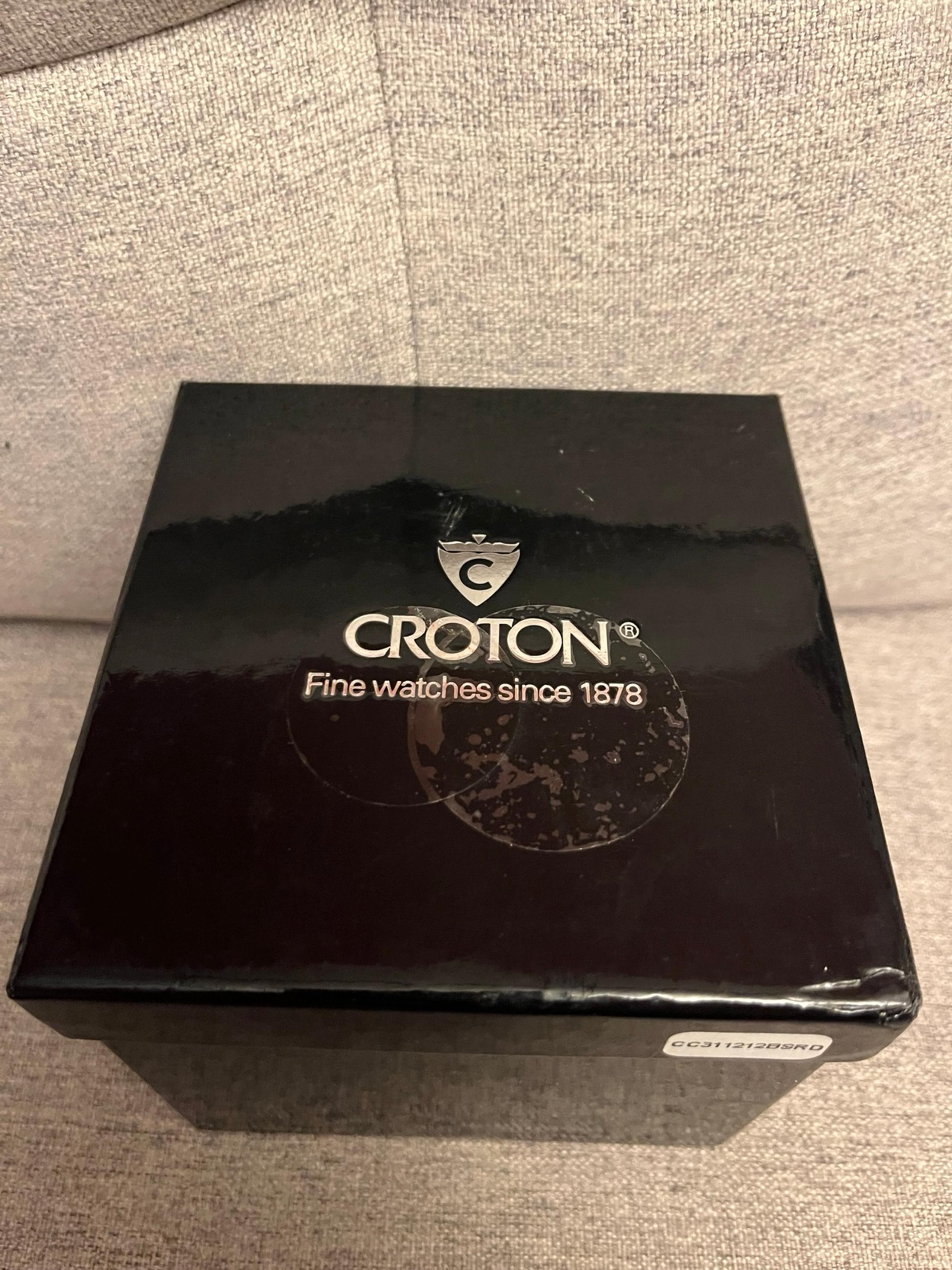 Vintage Collectible Croton Watch Box