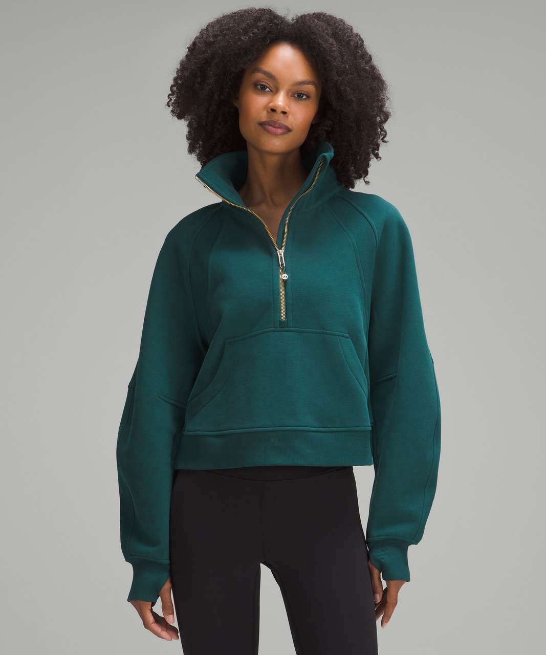 Lululemon Scuba Oversized Funnel Neck Half Zip XS/S