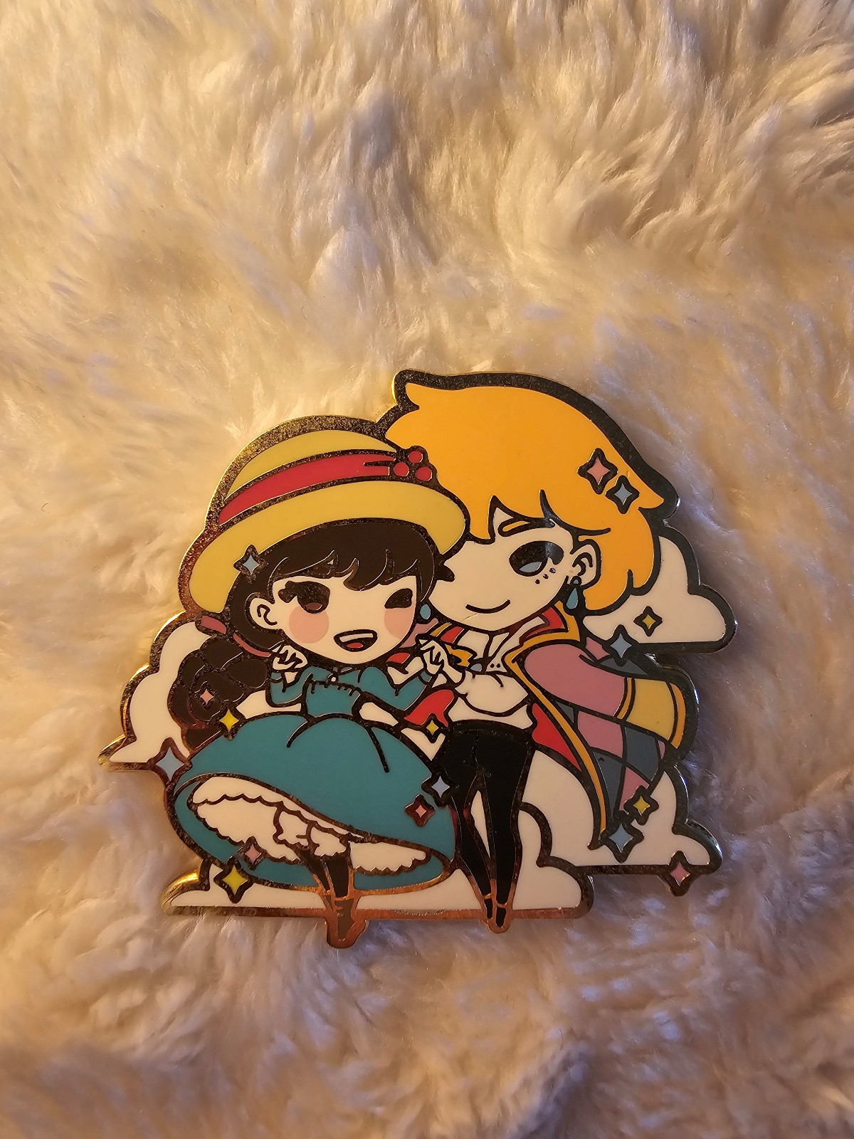 Fluffnest Howl's Moving Castle Enamel Pin
