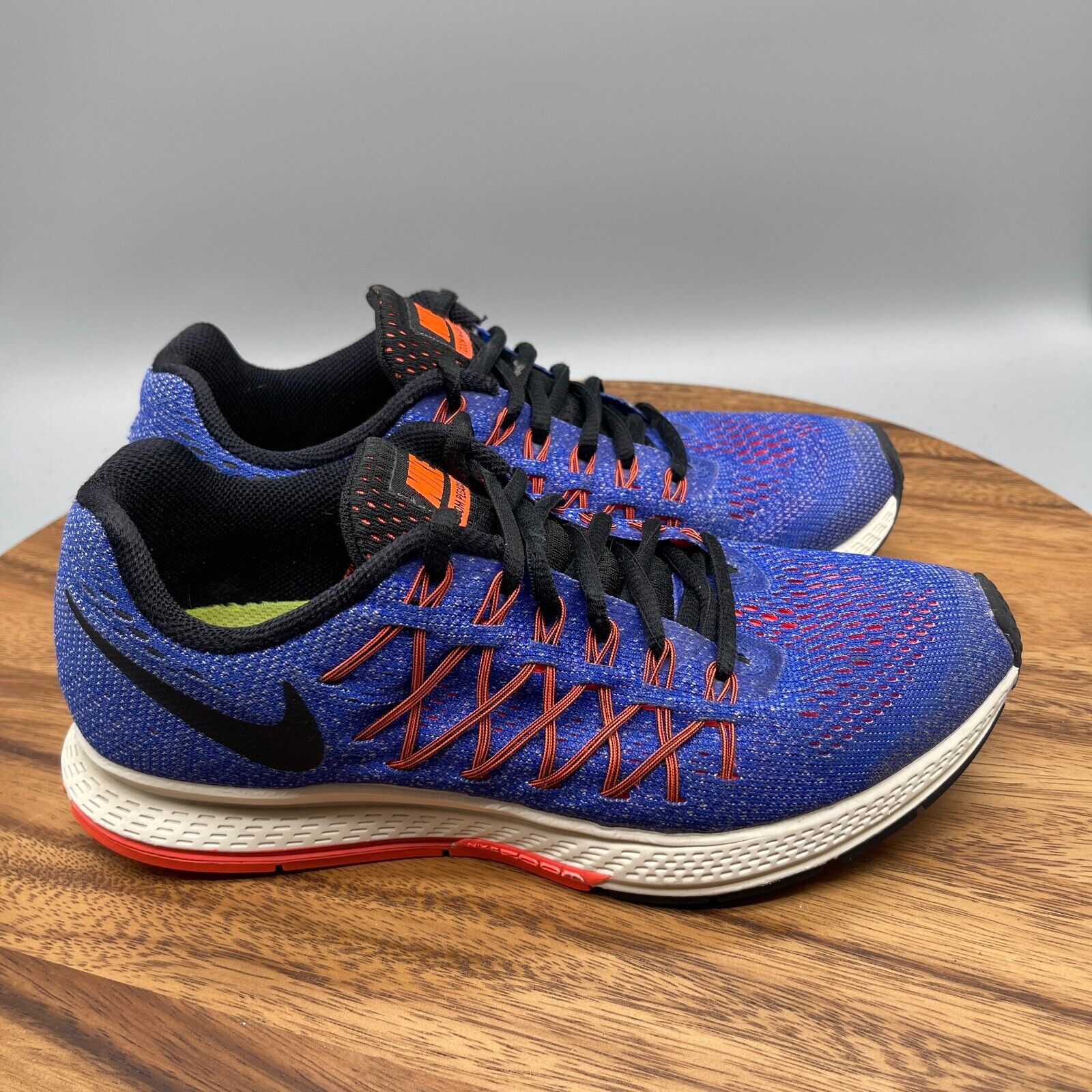 Nike Air Zoom Pegasus 32 Womens Size 7.5 Blue Running Shoes Sneakers 749344-400