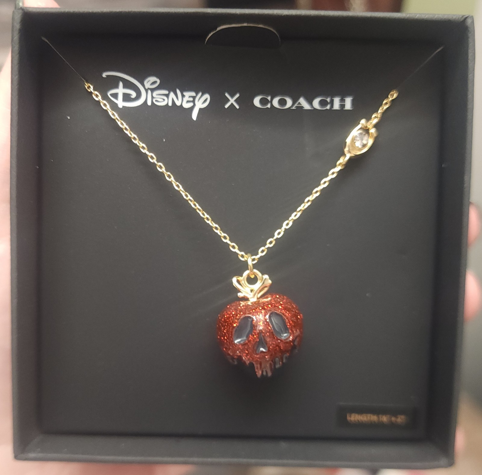 Disney x Coach Poison Apple Necklace - NEVER WORN