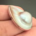 Vintage LUC 925 Sterling Silver Lucas Lameth Blister Baroque Pearl Earrings 11g.