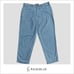 RageBlue Japanese Men's Baggy Denim Pants Jeans Zip Fly Indigo Size L