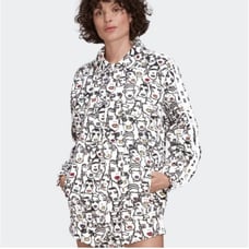 NEW ADIDAS ORIGINALS WOMENS FIORUCCI FACES TREFOIL TRACK JACKET Set~ MEDIUM